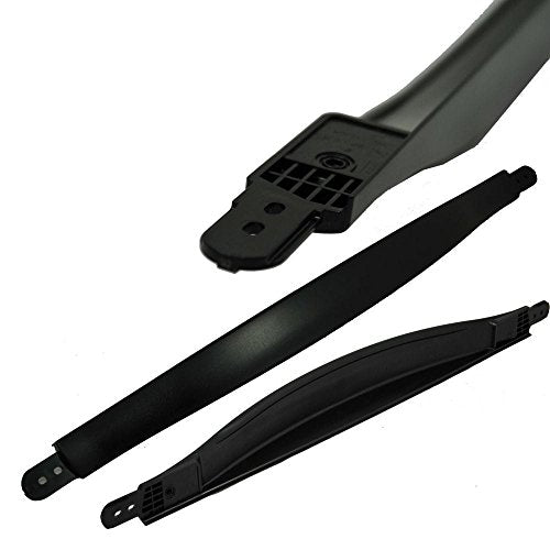 Whirlpool W2206934B Refrigerator Door Handle (Black) Genuine Original Equipment Manufacturer (OEM) Part Black