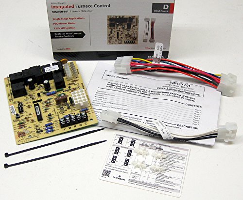 White-Rodgers 50M56U-801 Lennox Furnace Control Kit for Single Stage Applications, 2 or 3-Speed Psc Blower Motor with 120V