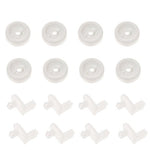 Ximoon WD35X21038 Dishwasher Rack Roller Wheel AP5986365 for Electrolux GE Replaces WD12X10267, PS11726733, WD35X21038 (8 PACK)