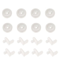 Ximoon WD35X21038 Dishwasher Rack Roller Wheel AP5986365 for Electrolux GE Replaces WD12X10267, PS11726733, WD35X21038 (8 PACK)