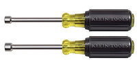 Klein Tools 630M 3" Hollow Shank Magnetic Tip Nut Driver Set (2 Pieces)