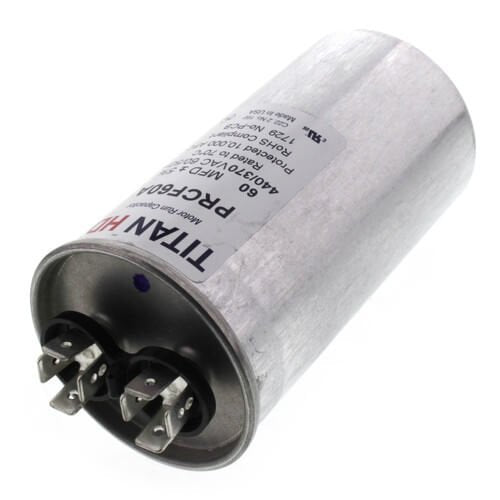 60 MFD Round Motor Run Capacitor (440/370V)
