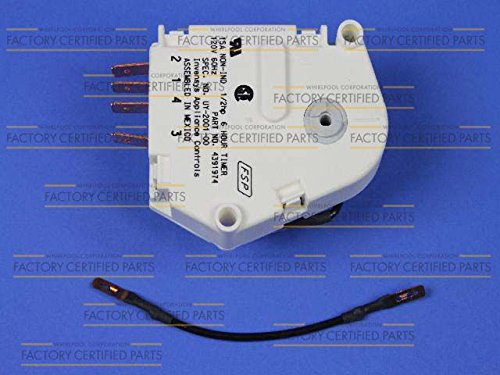 Whirlpool W4391974 Refrigerator Defrost Timer Genuine Original Equipment Manufacturer (OEM) Part for Admiral, Maytag, Magic Chef, Crosley, Jenn-Air, Norge, Amana