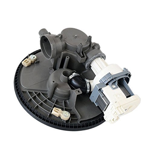 Whirlpool W10605059 Dishwasher Sump and Motor Assembly Genuine Original Equipment Manufacturer (OEM) Part for Whirlpool, Amana, Kenmore, IKEA